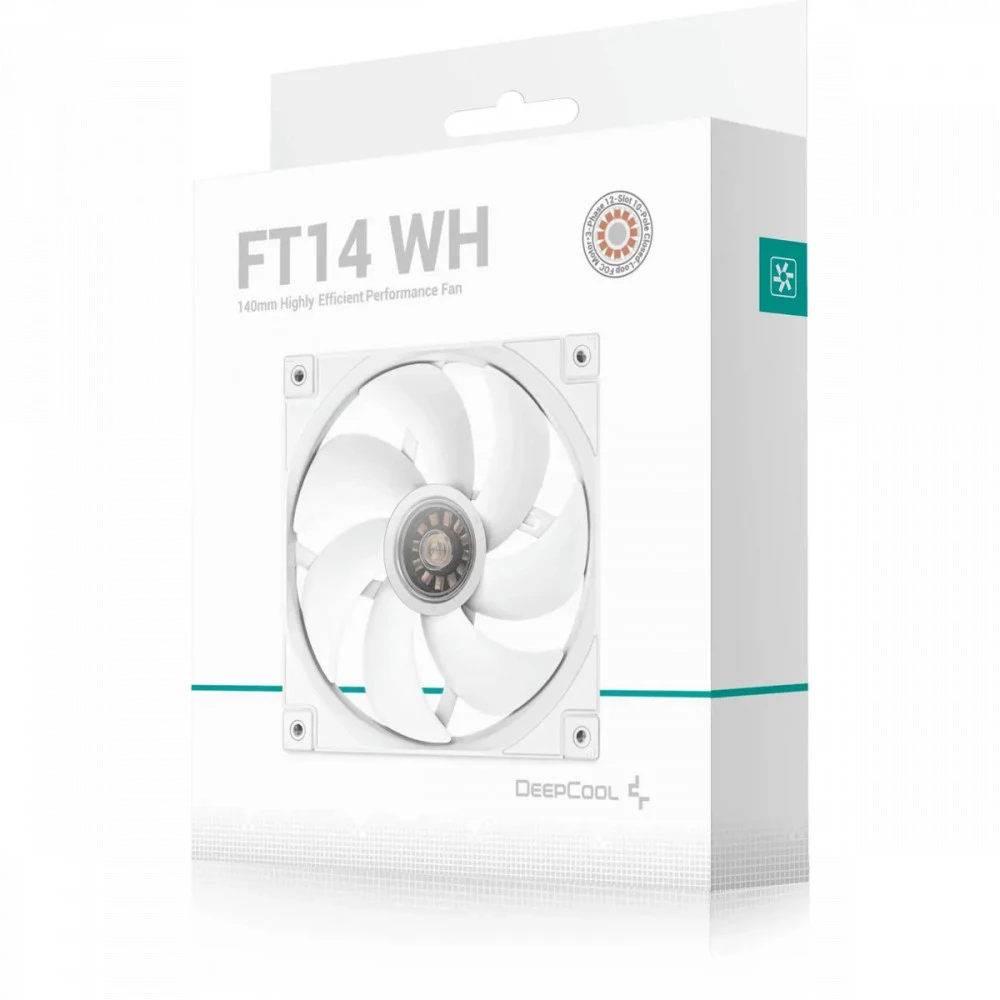 Система охлаждения Deepcool FT14 140х140x25 белый R-FT14-WHWPN1-G Для системного блока