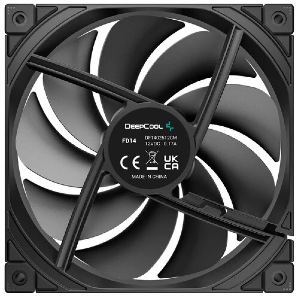 Система охлаждения Deepcool FD14 140х140x25 черный R-FD14-BKNPN1-G Для системного блока