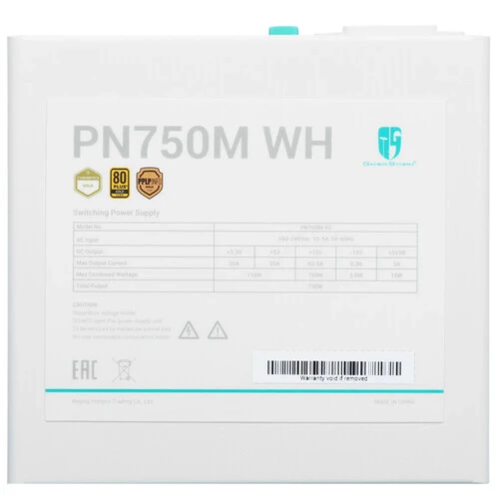 Блок питания Deepcool PN750M WH R-PN750M-FC0W-WGEU 750 Вт