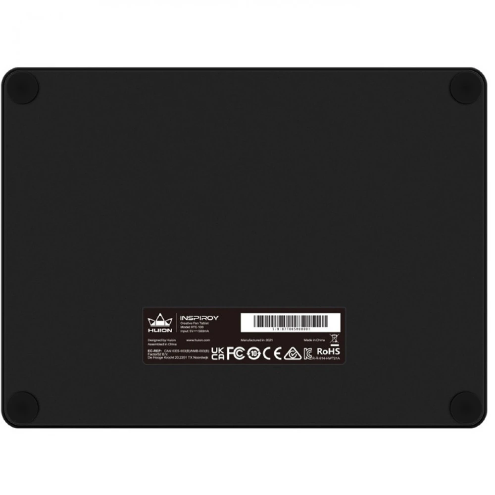 Графический планшет Huion RTE-100 5080, 8192, 121.9 x 76.2