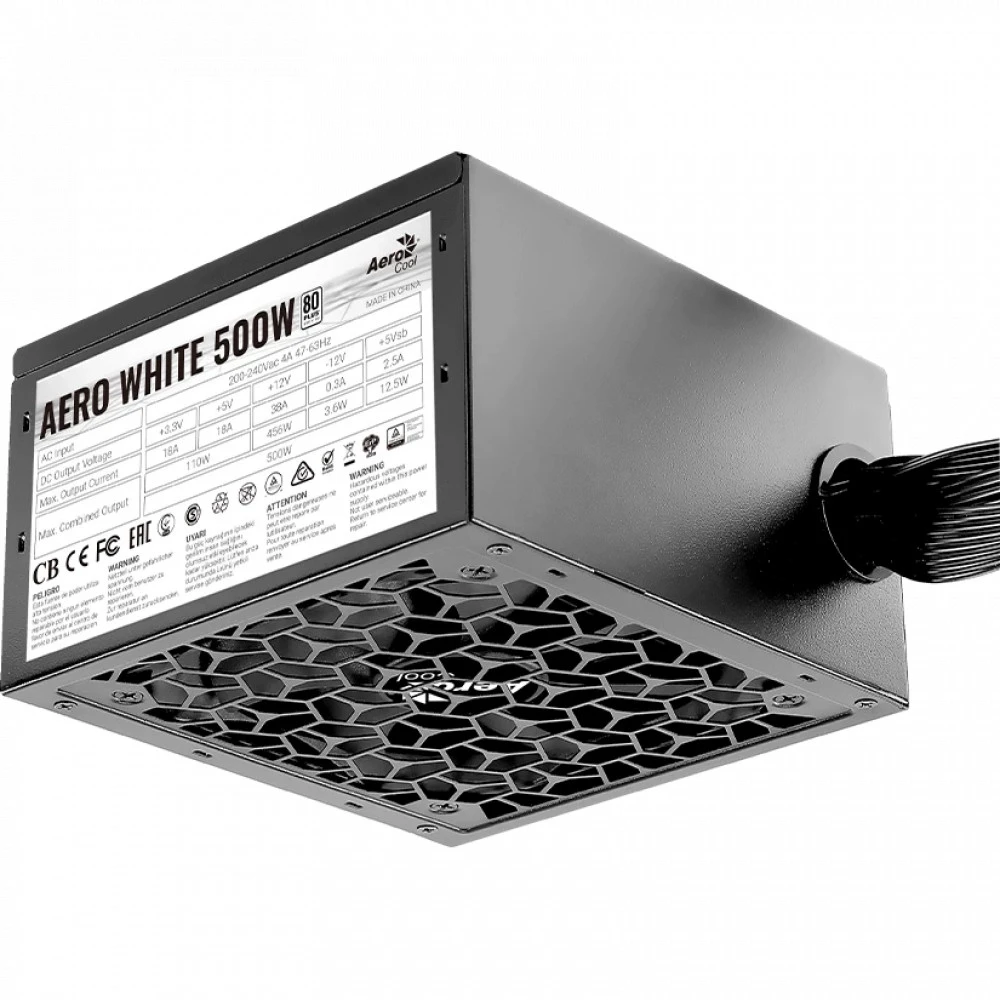 Блок питания Aerocool 500W AEROCOOL AERO WHITE 500 Вт
