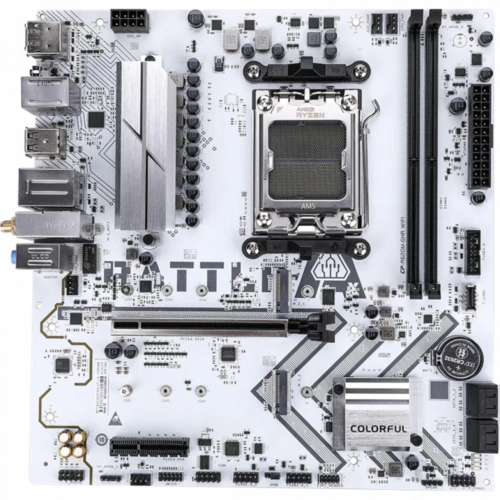 Материнская плата Colorful BATTLE-AX A620M-GHA WIFI V14 BATTLE-AX A620M-GHA WIFI V14||oem Micro-ATX, AMD AM5