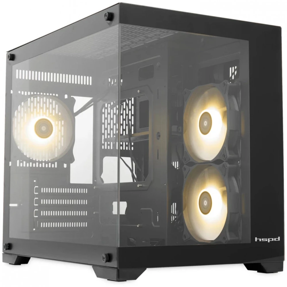 Корпус HSPD F330-TGBK-ARGB Mid-Tower