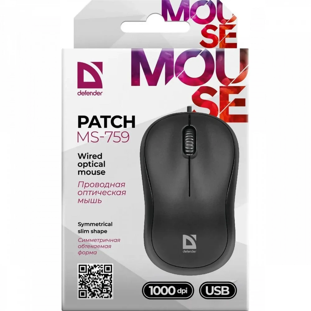 Мышь Defender Patch MS-759 52759