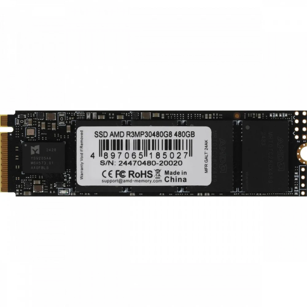 Жесткий диск AMD R3MP30480G8 SSD (твердотельные), 480 ГБ, M.2, PCIe