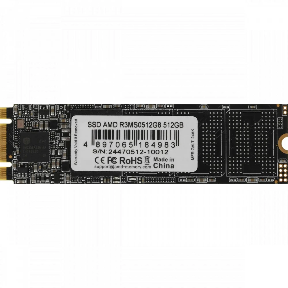 Жесткий диск AMD R3MS0512G8 SSD (твердотельные), 512 ГБ, M.2, SATA