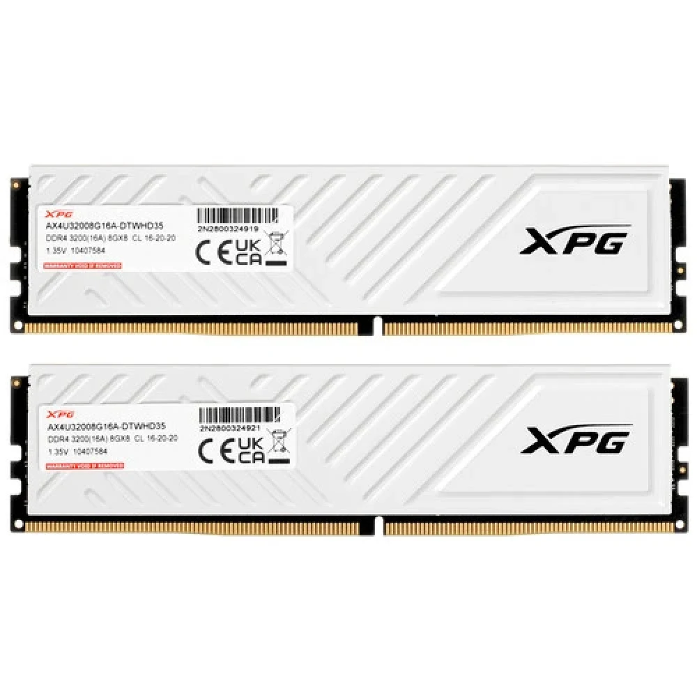 ОЗУ ADATA XPG GAMMIX D35 AX4U32008G16A-DTWHD35 DIMM, DDR4, 16 Гб (2 х 8 Гб), 3200 МГц