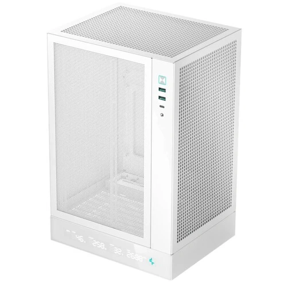 Корпус Deepcool CH170 Digital Белый R-CH170-WHNPI0D-G-1 Mini-Tower