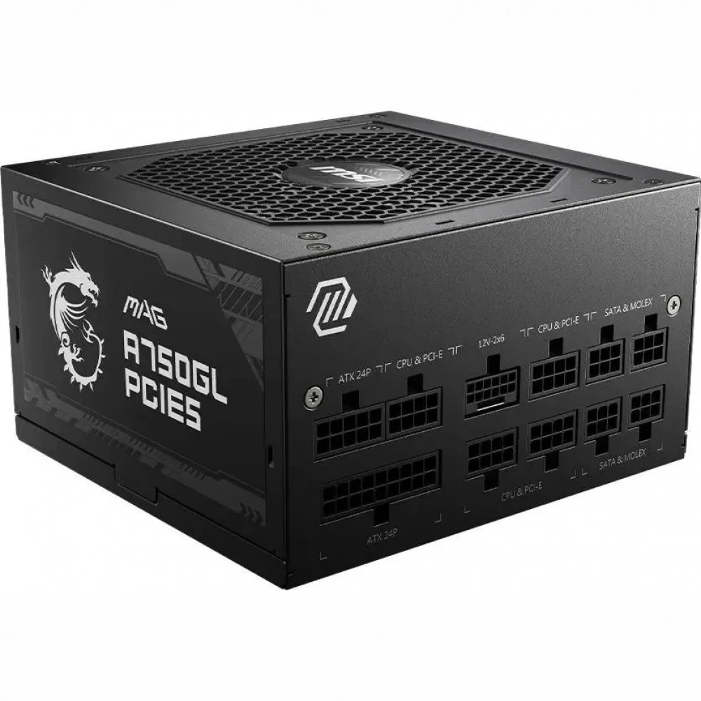 Блок питания MSI MAG A750GL PCIE5 Gen.5 306-7ZP8B11-CE0 750 Вт