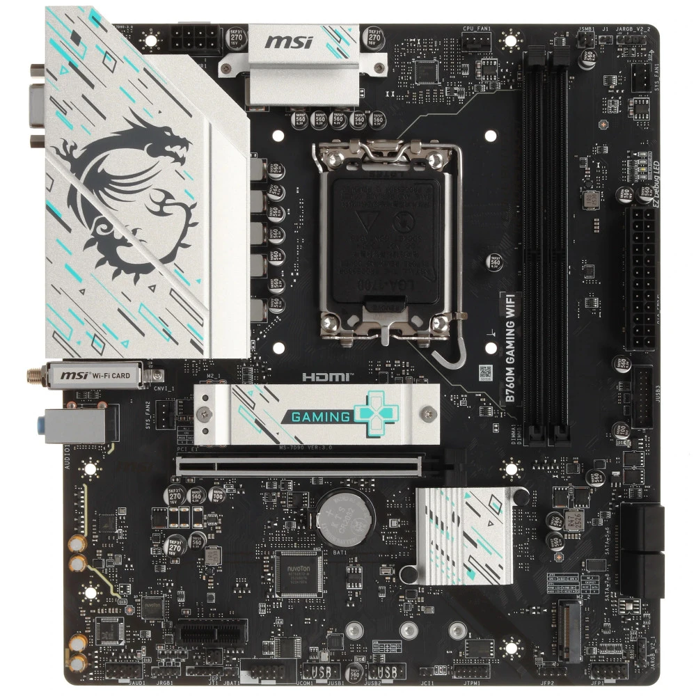 Материнская плата MSI B760M GAMING WIFI Micro-ATX, LGA 1700