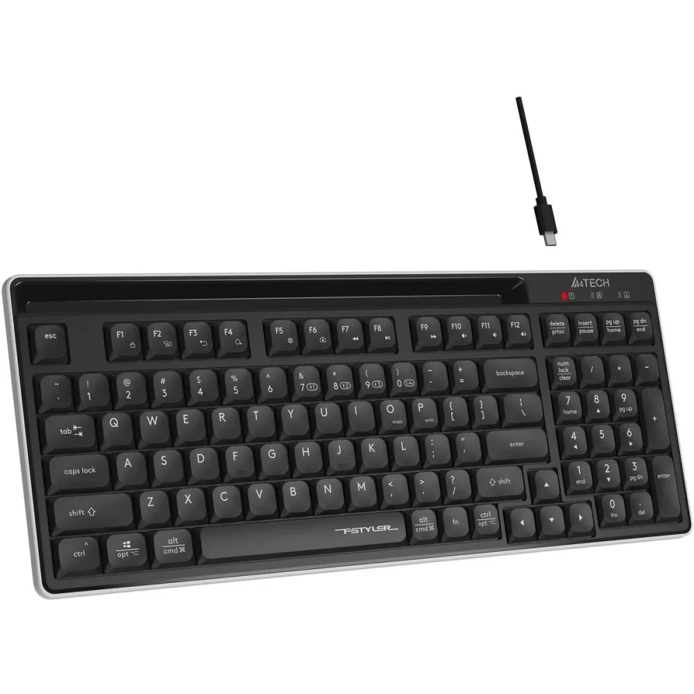 Клавиатура A4Tech Fstyler FBX70C Черный Беспроводная, Bluetooth