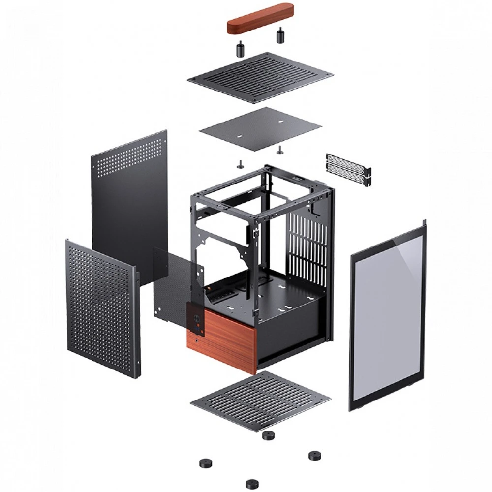 Корпус Jonsbo T6 Black Mini-Tower