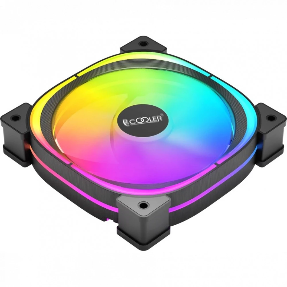 Система охлаждения PCcooler EF120 ARGB 120х120x25 черный F3-L120BKAM1-GL Для системного блока