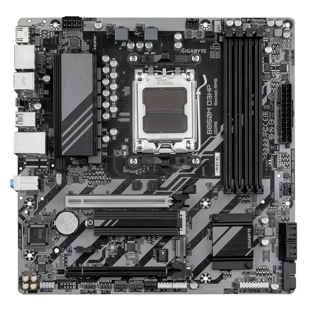 Материнская плата Gigabyte B850M D3HP, RTL Micro-ATX, AMD AM5