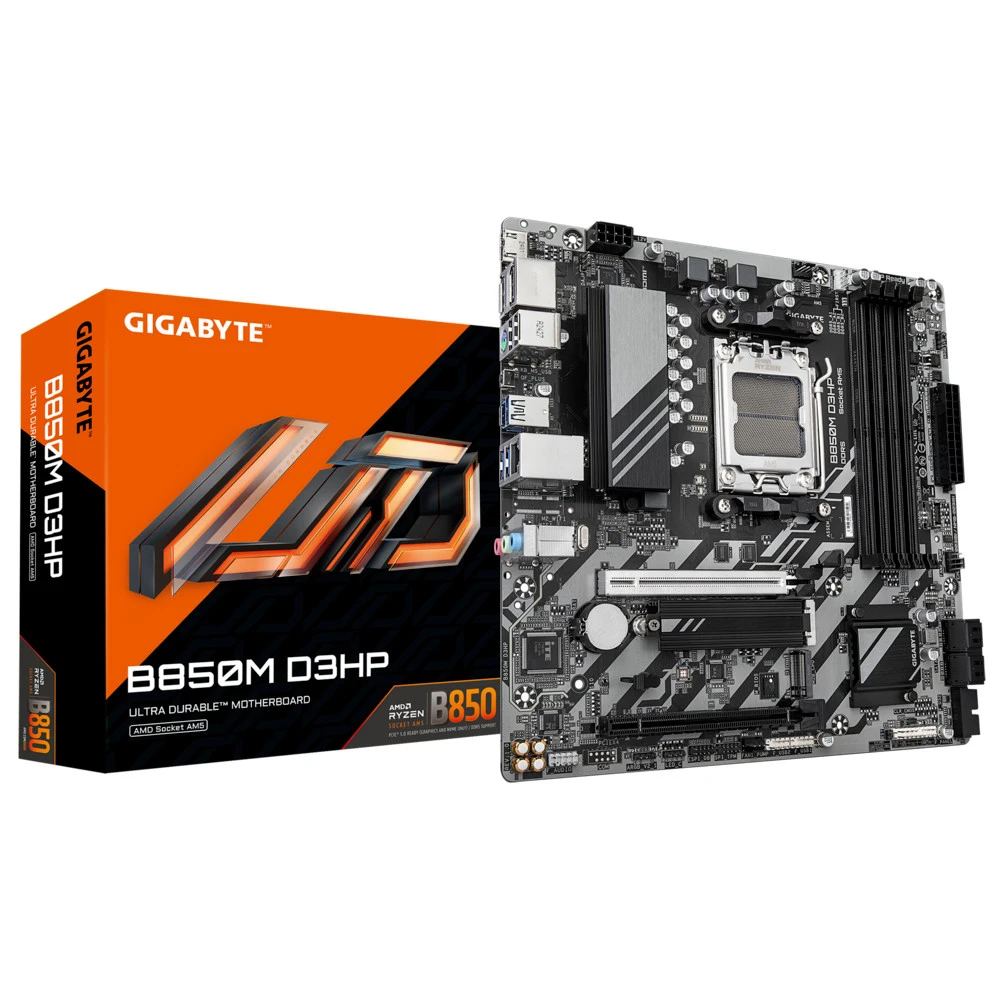 Материнская плата Gigabyte B850M D3HP, RTL Micro-ATX, AMD AM5
