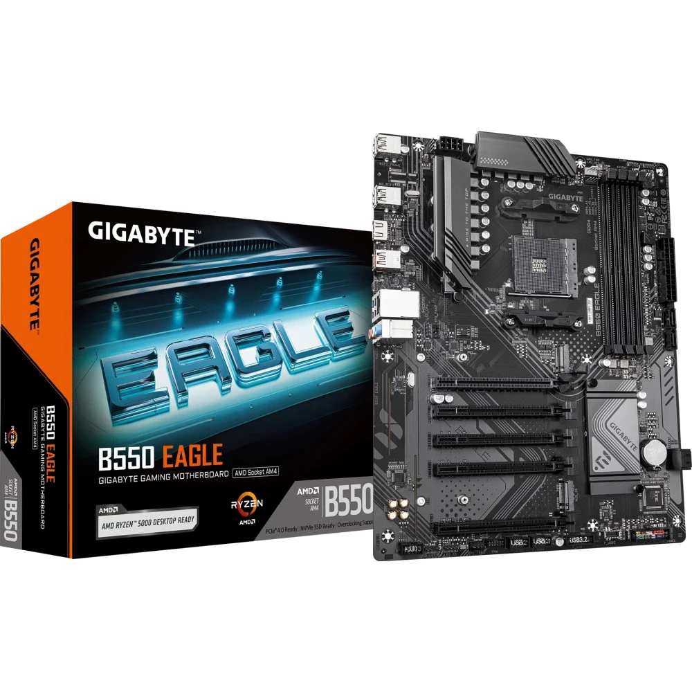 Материнская плата Gigabyte B550 EAGLE ATX, AMD AM4