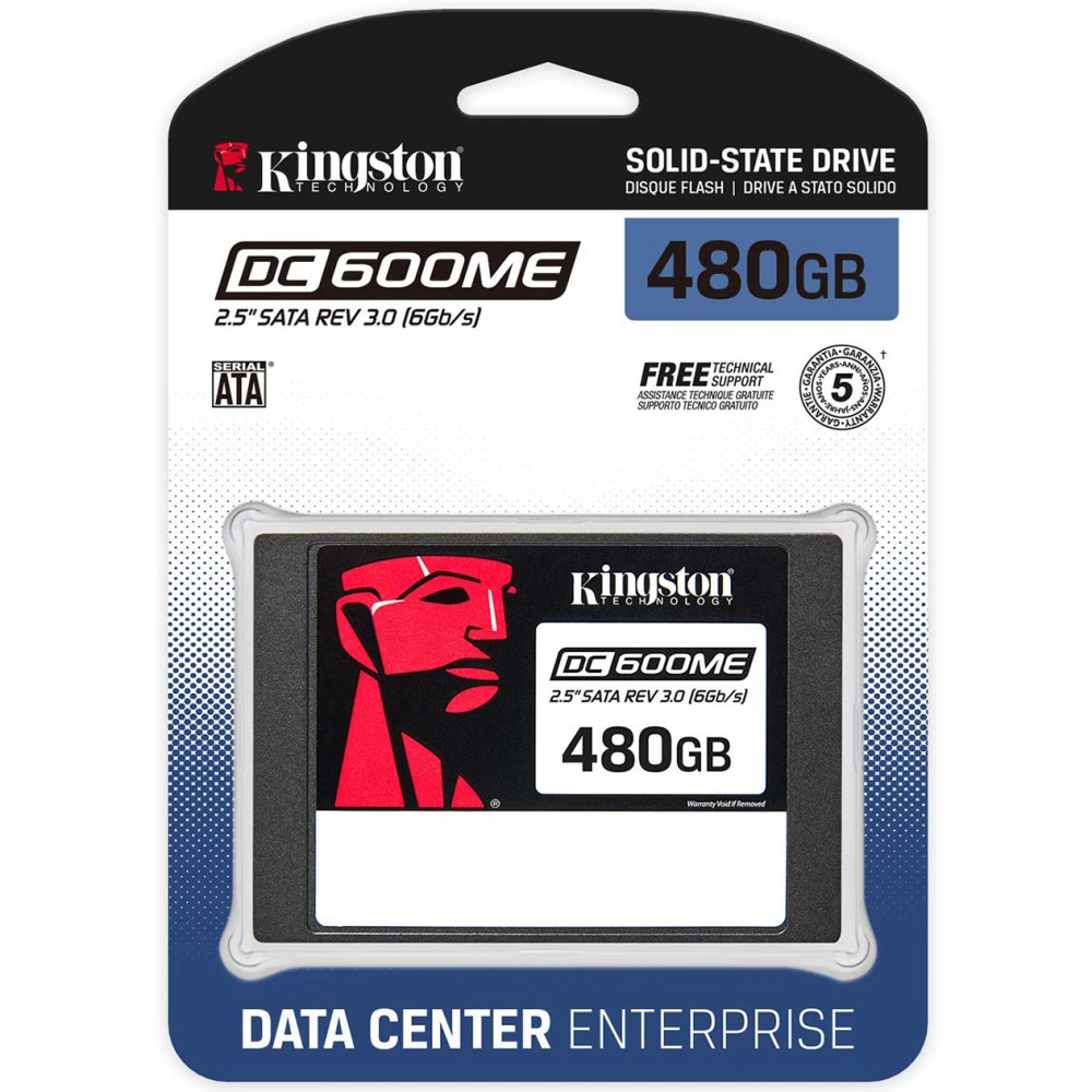 Жесткий диск Kingston DC600ME SEDC600ME/480G SSD (твердотельные), 480 ГБ, 2.5 дюйма, SATA