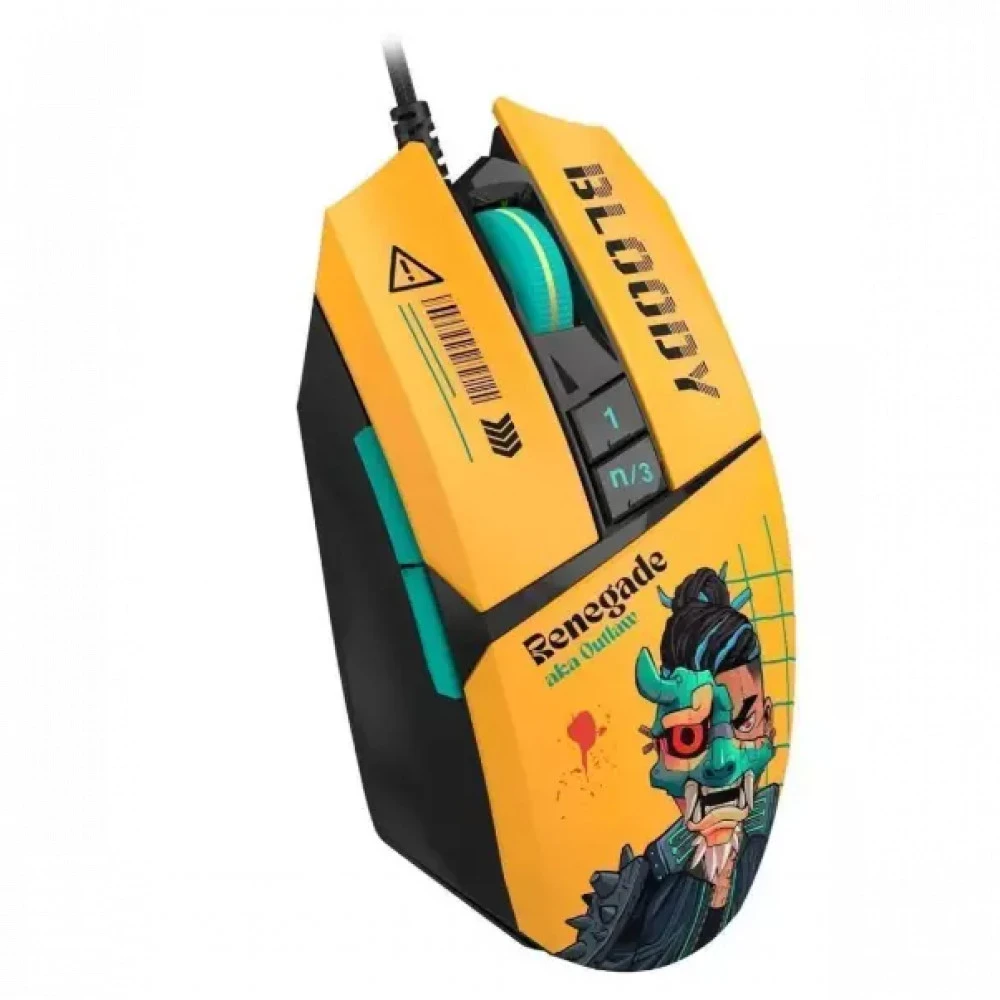 Мышь Bloody W63Max Renegade Yellow Sunset