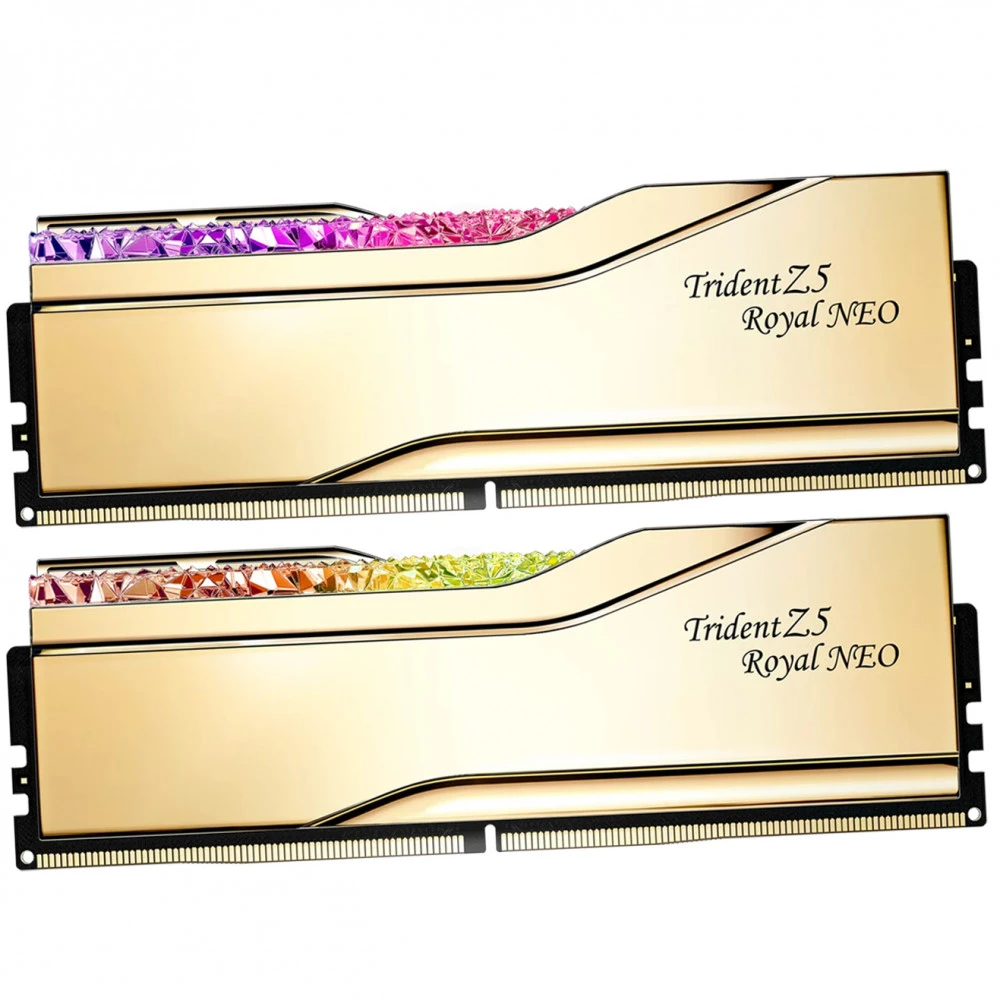 ОЗУ G.Skill Trident Z5 Royal Neo F5-6400J3039G16GX2-TR5NG DIMM, DDR5, 32 Гб (2 х 16 Гб), 6400 МГц