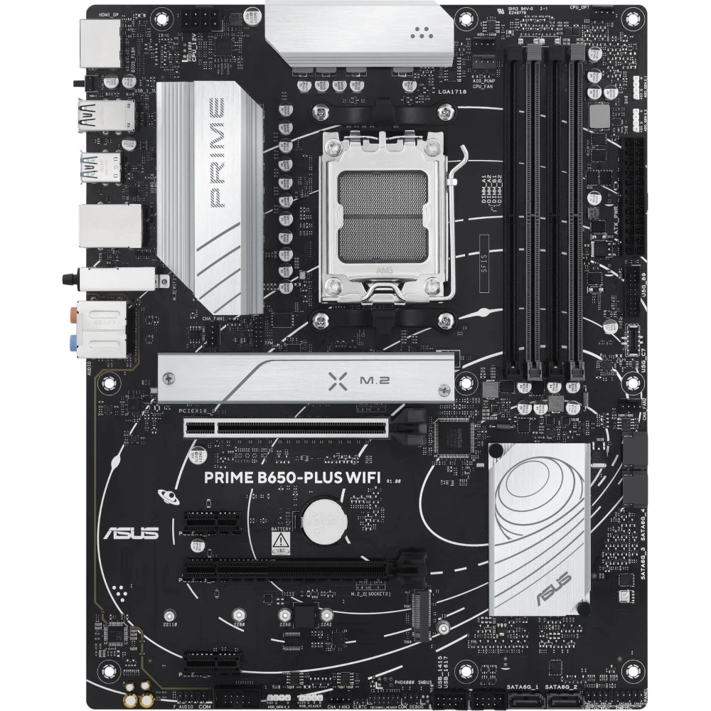 Материнская плата Asus PRIME B650-PLUS WIFI ATX, AMD AM5