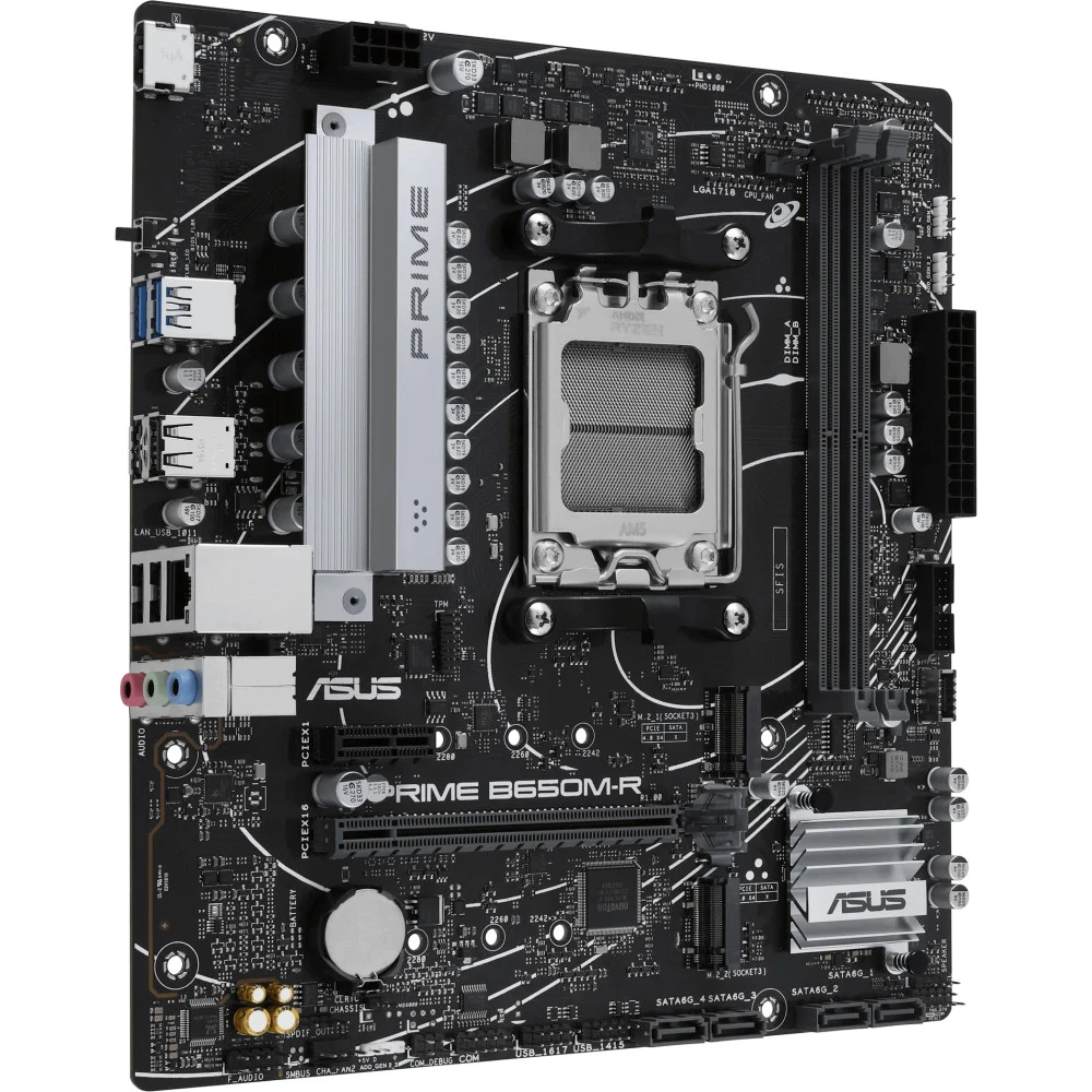 Материнская плата Asus ASUS PRIME B650M-R 90MB1H30-M0EAY0 Micro-ATX, AMD AM5