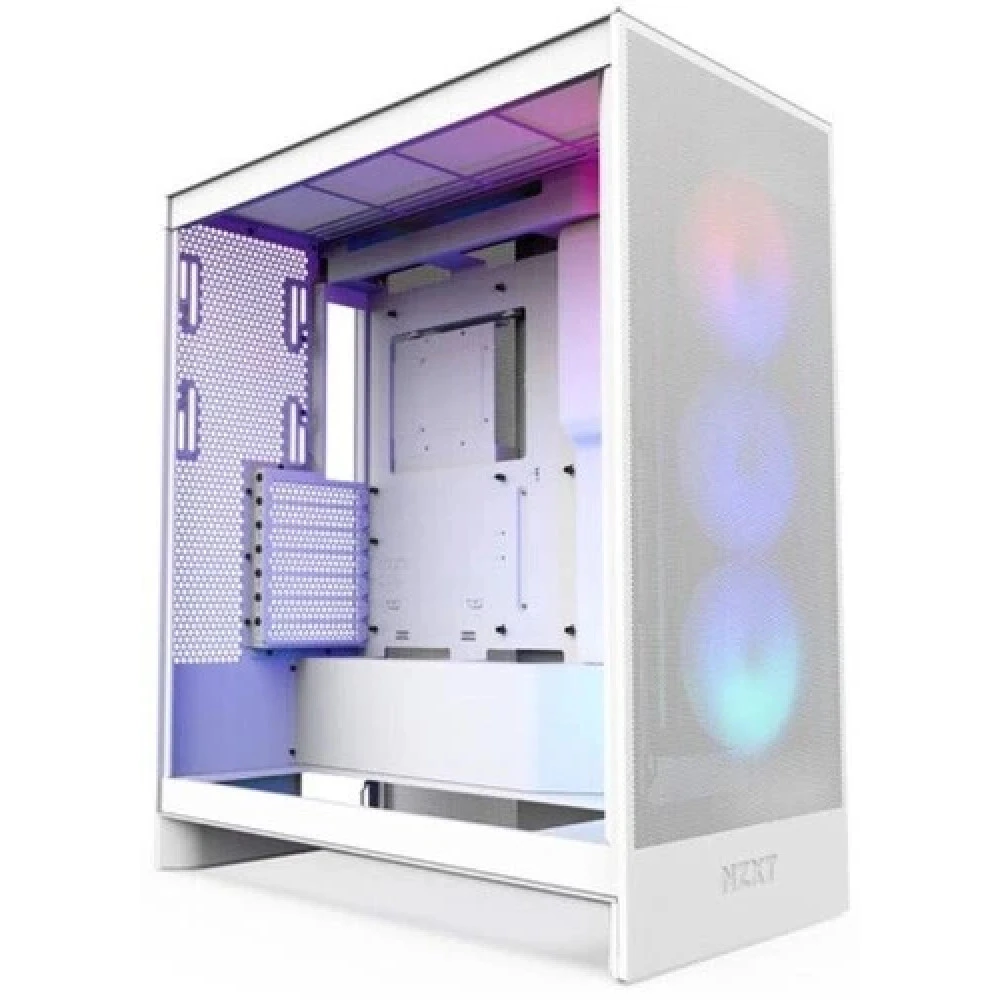 Корпус NZXT H7 Flow RGB Белый CM-H72FW-R1 Mid-Tower