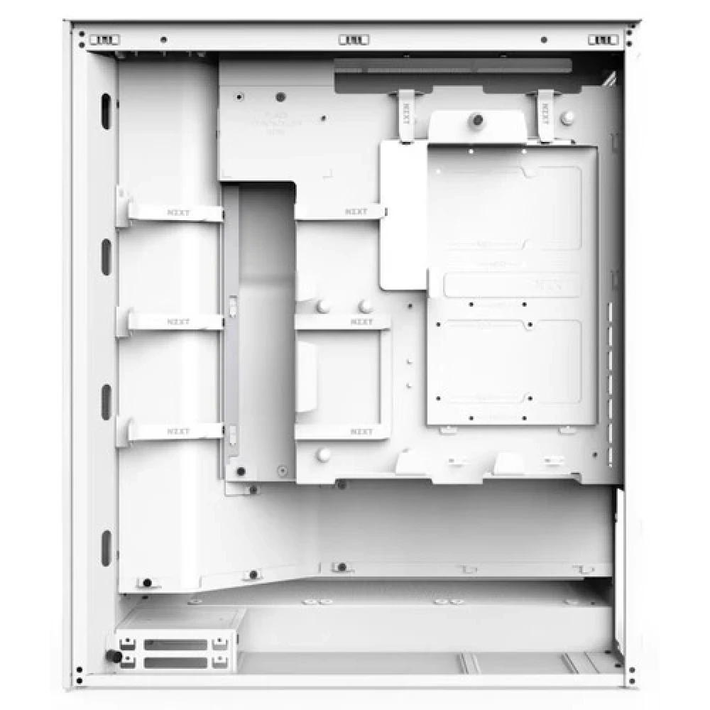 Корпус NZXT H7 Flow RGB Белый CM-H72FW-R1 Mid-Tower