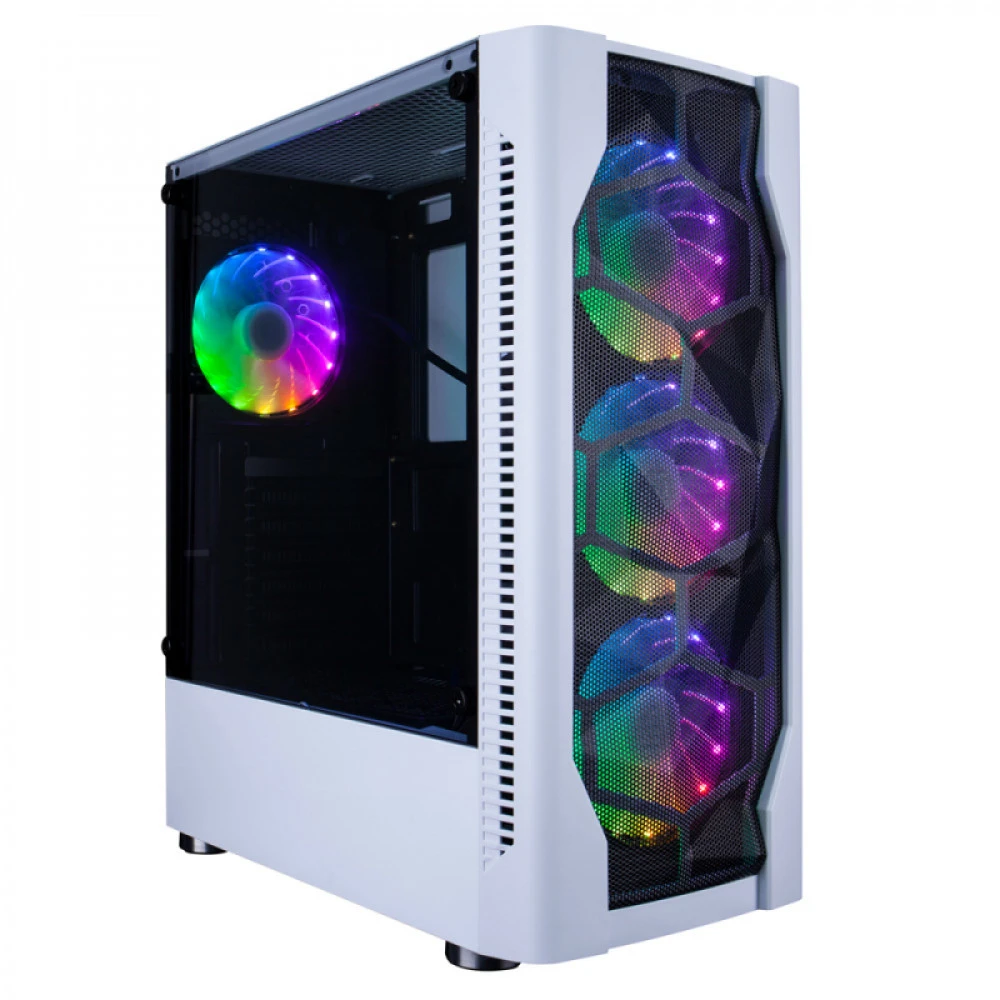Корпус 1STPLAYER DK D4 Белый D4-WH-1F5MW-3F5SW Mid-Tower