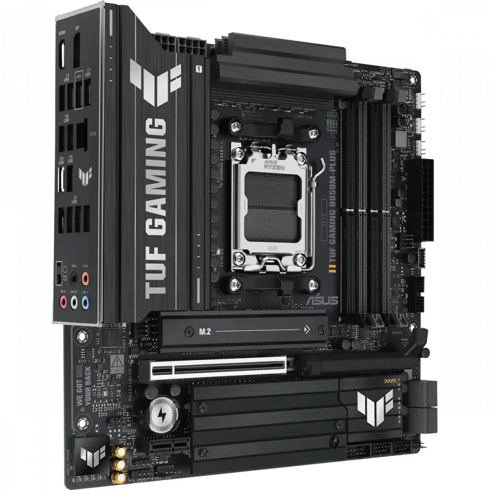 Материнская плата Asus TUF GAMING B850M-PLUS 90MB1IX0-M0EAY0 Micro-ATX, AMD AM5