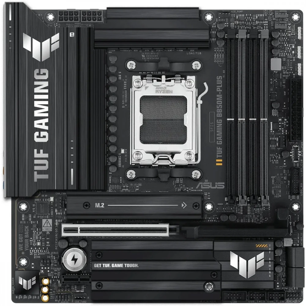 Материнская плата Asus TUF GAMING B850M-PLUS 90MB1IX0-M0EAY0 Micro-ATX, AMD AM5