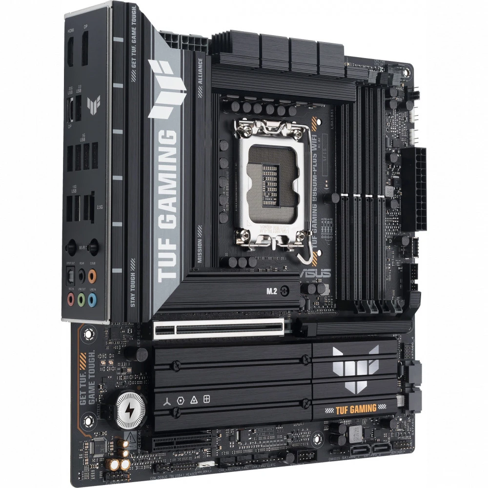 Материнская плата Asus TUF GAMING B860M-PLUS WIFI 90MB1JV0-M0EAY0 Micro-ATX, LGA 1851