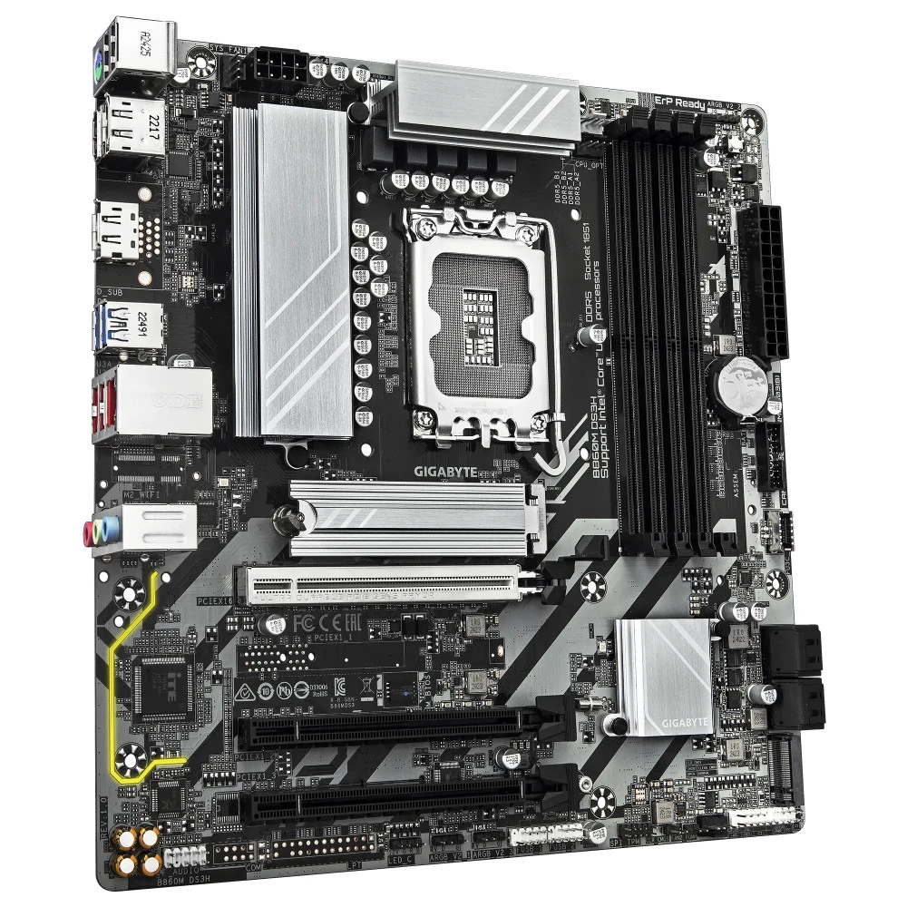 Материнская плата Gigabyte B860M DS3H Micro-ATX, LGA 1851