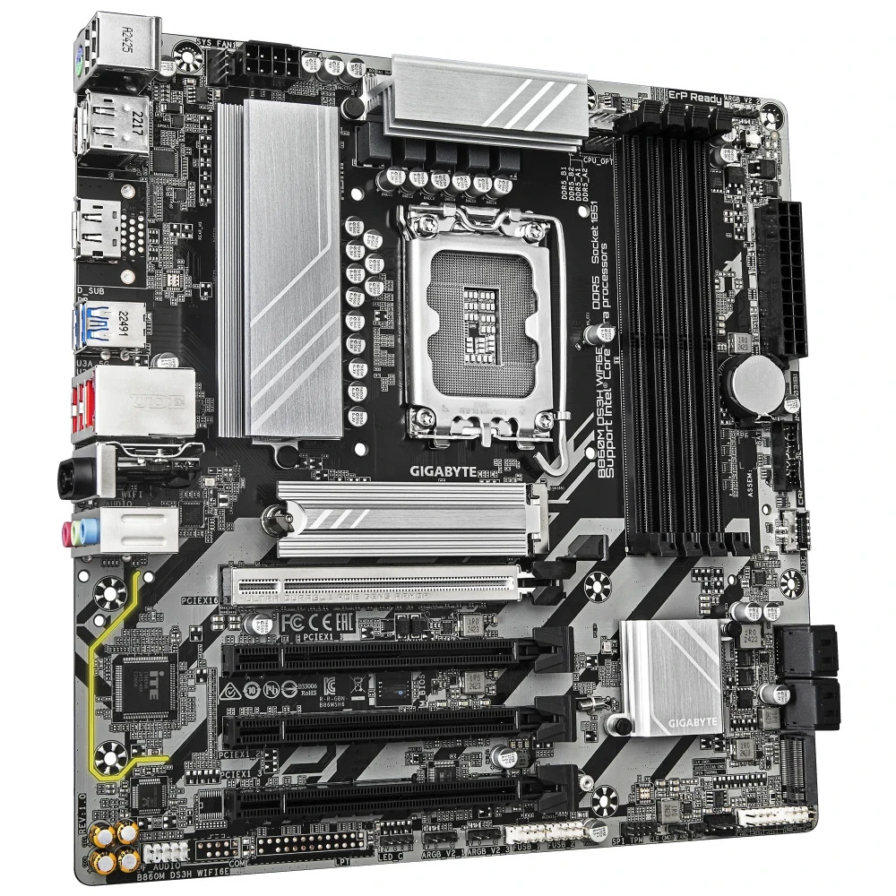 Материнская плата Gigabyte B860M DS3H WIFI6E Micro-ATX, LGA 1851