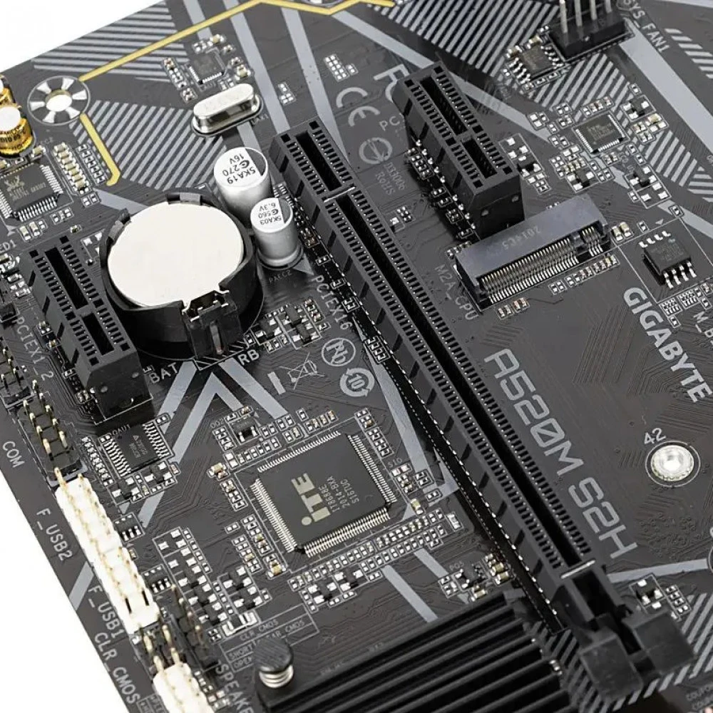 Материнская плата Gigabyte A520M S2H DDR4 Rev. 1.x Micro-ATX, AMD AM4