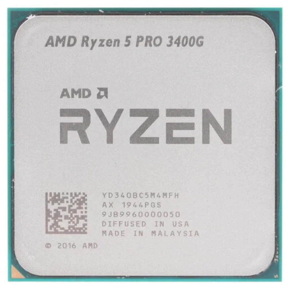 Процессор AMD Ryzen 5 3400G YD340BC5M4MFH 3.7 ГГц, 4 МБ, OEM