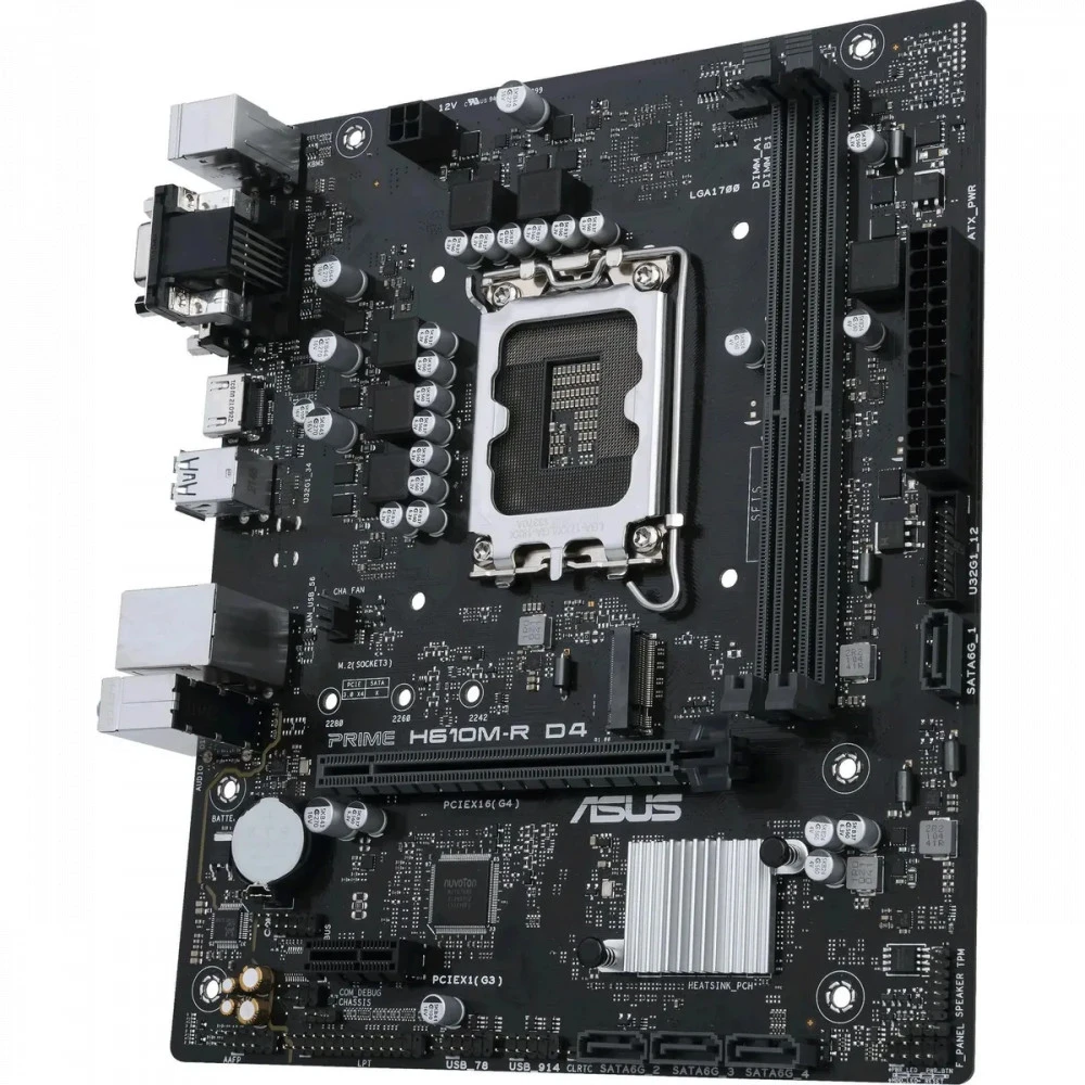 Материнская плата Asus H610M-R D4-SI Micro-ATX, LGA 1700