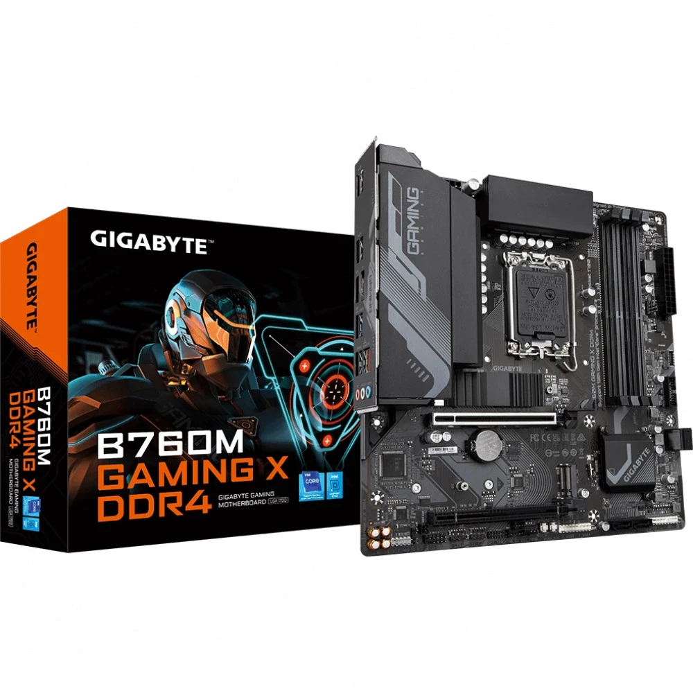 Материнская плата Gigabyte B760M GAMING DDR4 rev.1.1 Mini-ATX, LGA 1700
