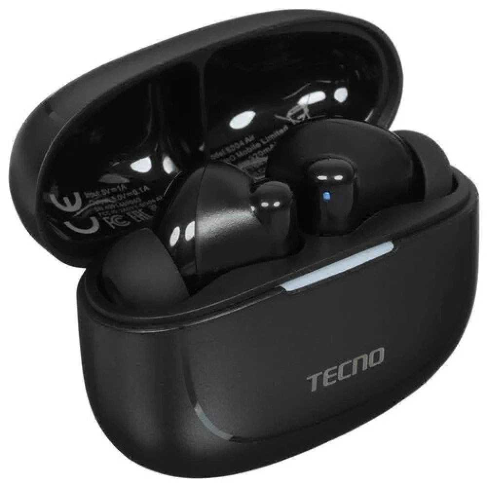 Наушники TECNO Buds 4 Air Black BD04 Air