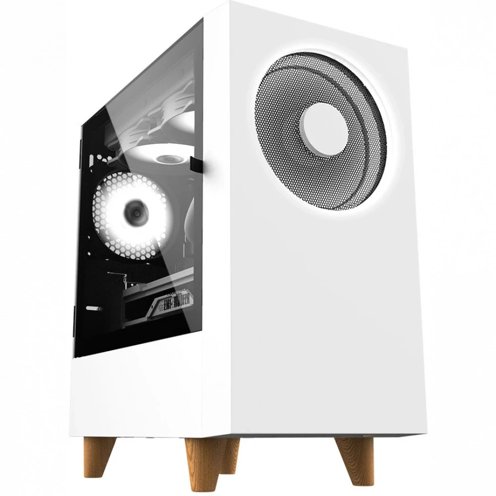 Корпус Wizmax EM1 Woofer White Mid-Tower