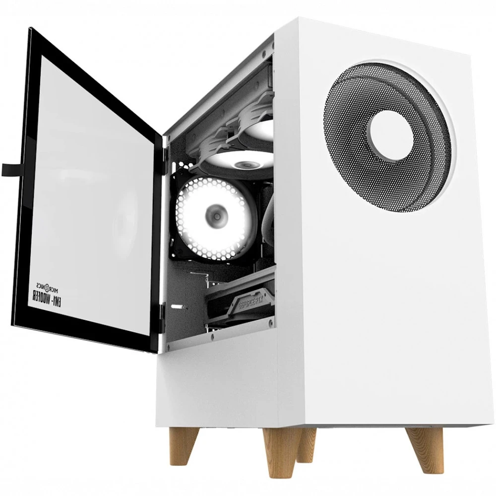 Корпус Wizmax EM1 Woofer White Mid-Tower