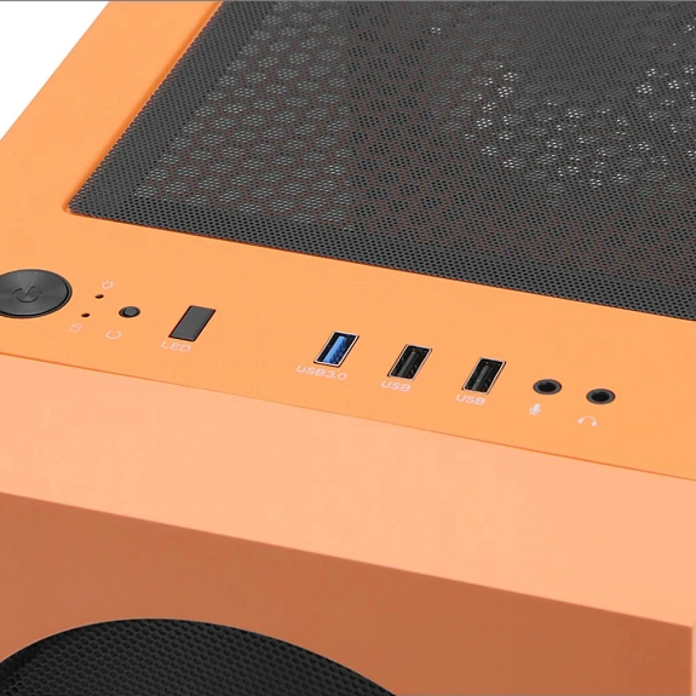 Корпус Wizmax EM1 Woofer Orange Mid-Tower