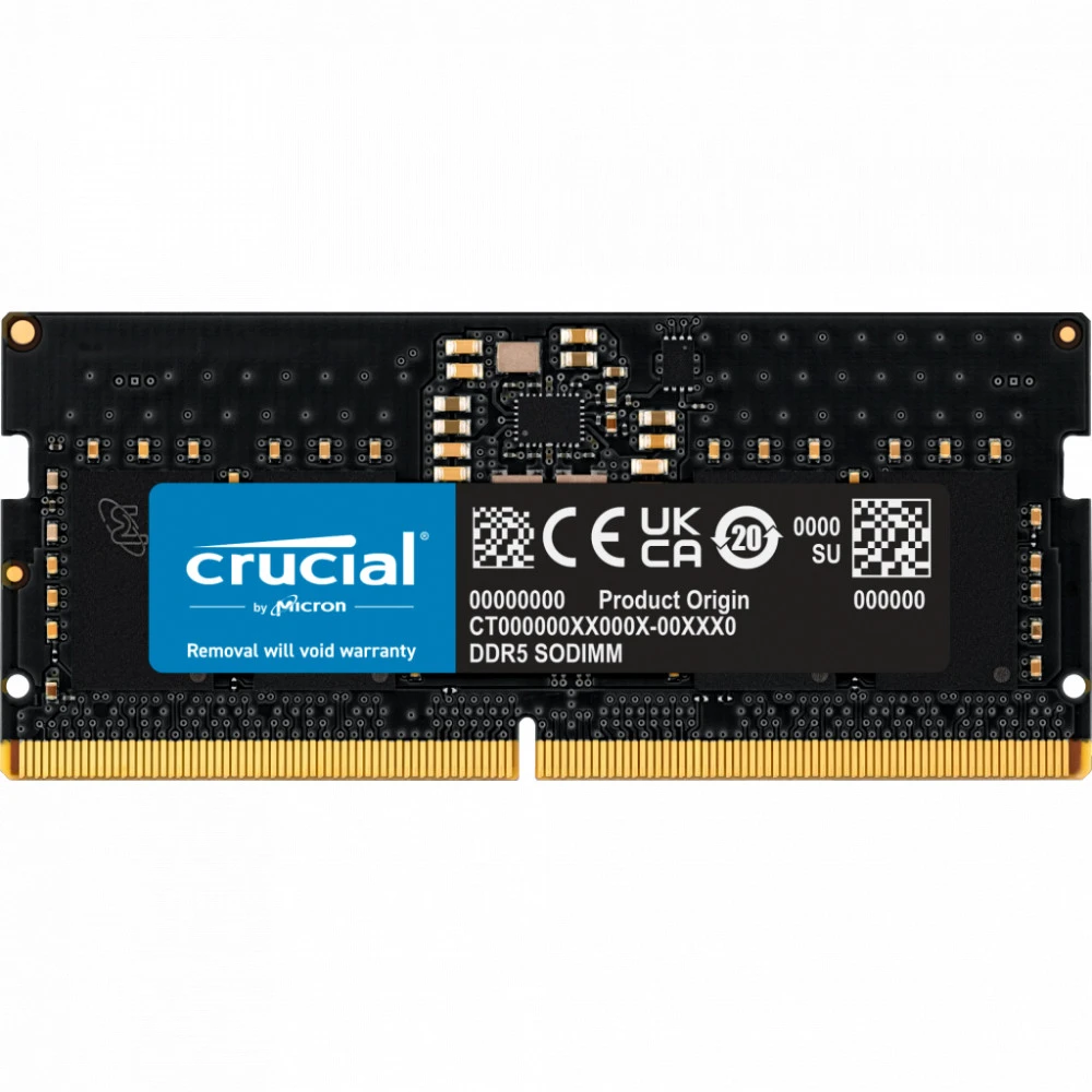 ОЗУ Crucial CT8G56C46S5 DIMM, DDR5, 8 Гб, 5200 МГц