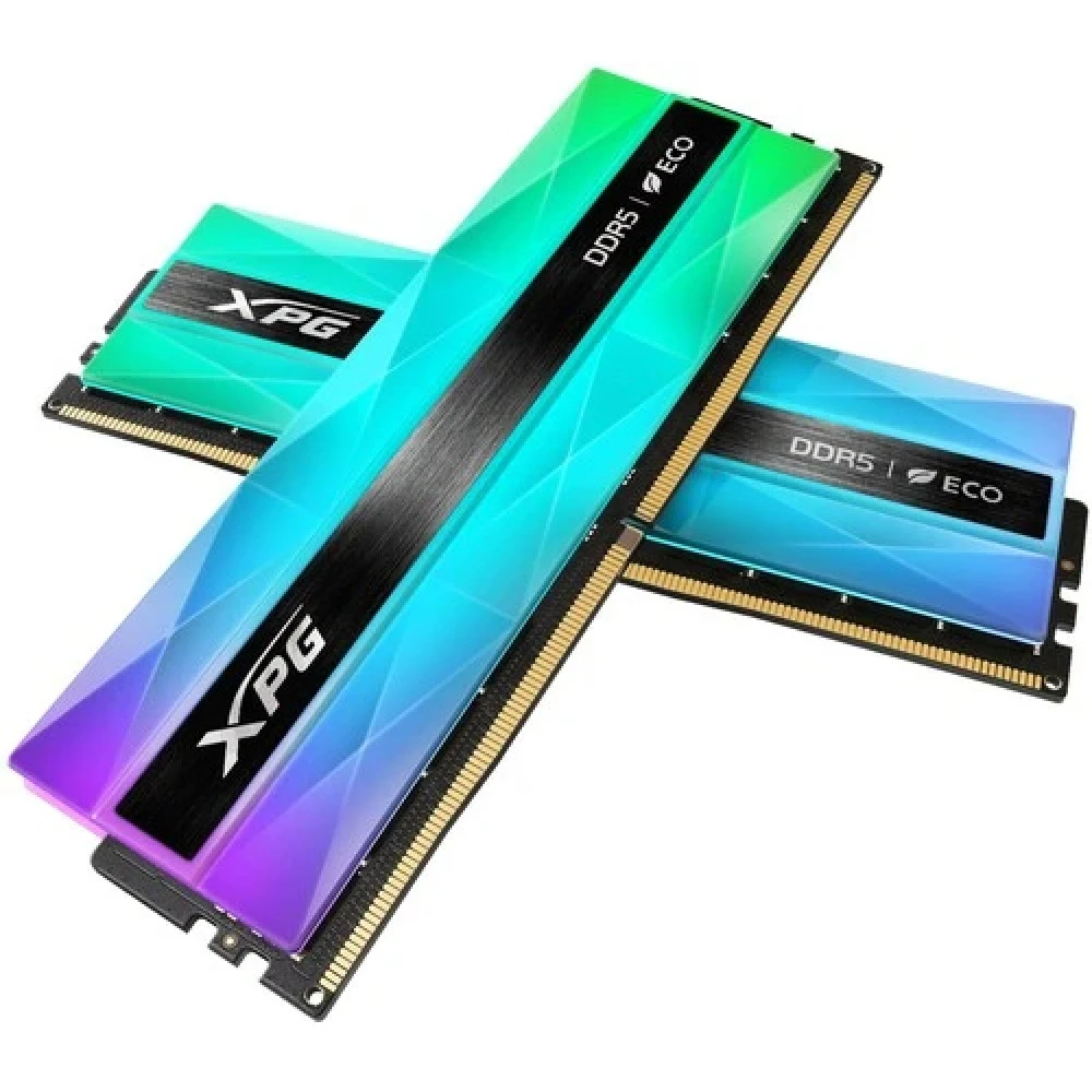ОЗУ ADATA LANCER NEON RGB AX5U6800C3416G-DCLANRSG DIMM, DDR5, 32 Гб (2 х 16 Гб), 6800 МГц