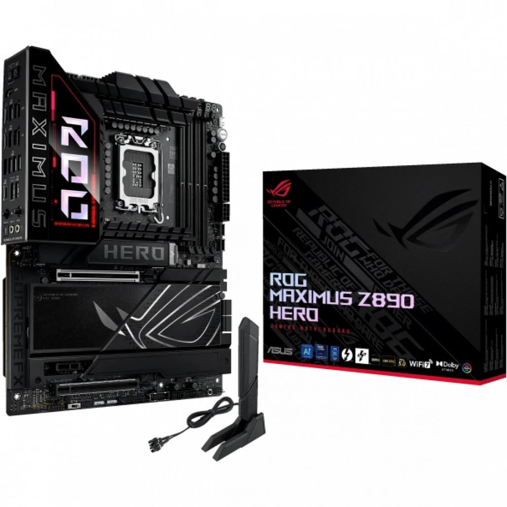 Материнская плата Asus ROG MAXIMUS Z890 HERO 90MB1KG0-M0EAY0 ATX, LGA 1851