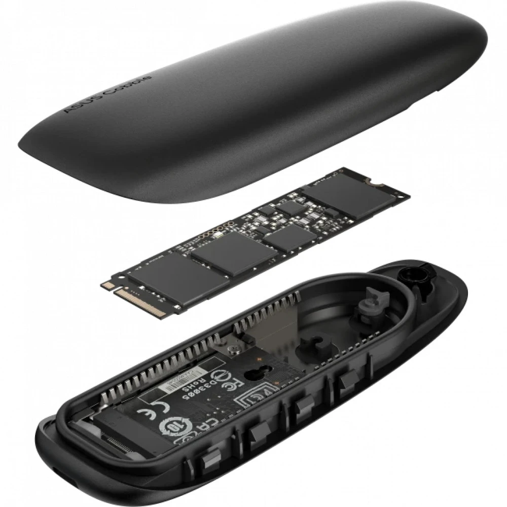 Аксессуар для жестких дисков Asus Внешний корпус для SSD M.2 ASUS Cobble Black 90DD02R0-M09000