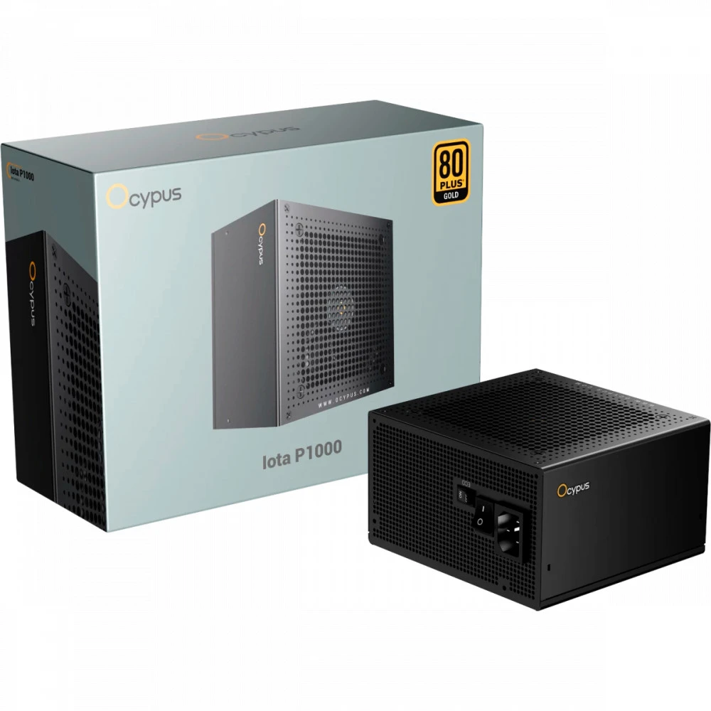 Блок питания Ocypus Iota P1000 1000W Black Iota-P1000-G1FFBK024X-EU 1000 Вт