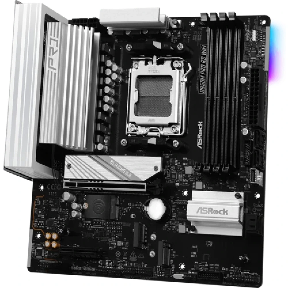 Материнская плата ASRock B850M PRO RS WIFI Micro-ATX, AMD AM5