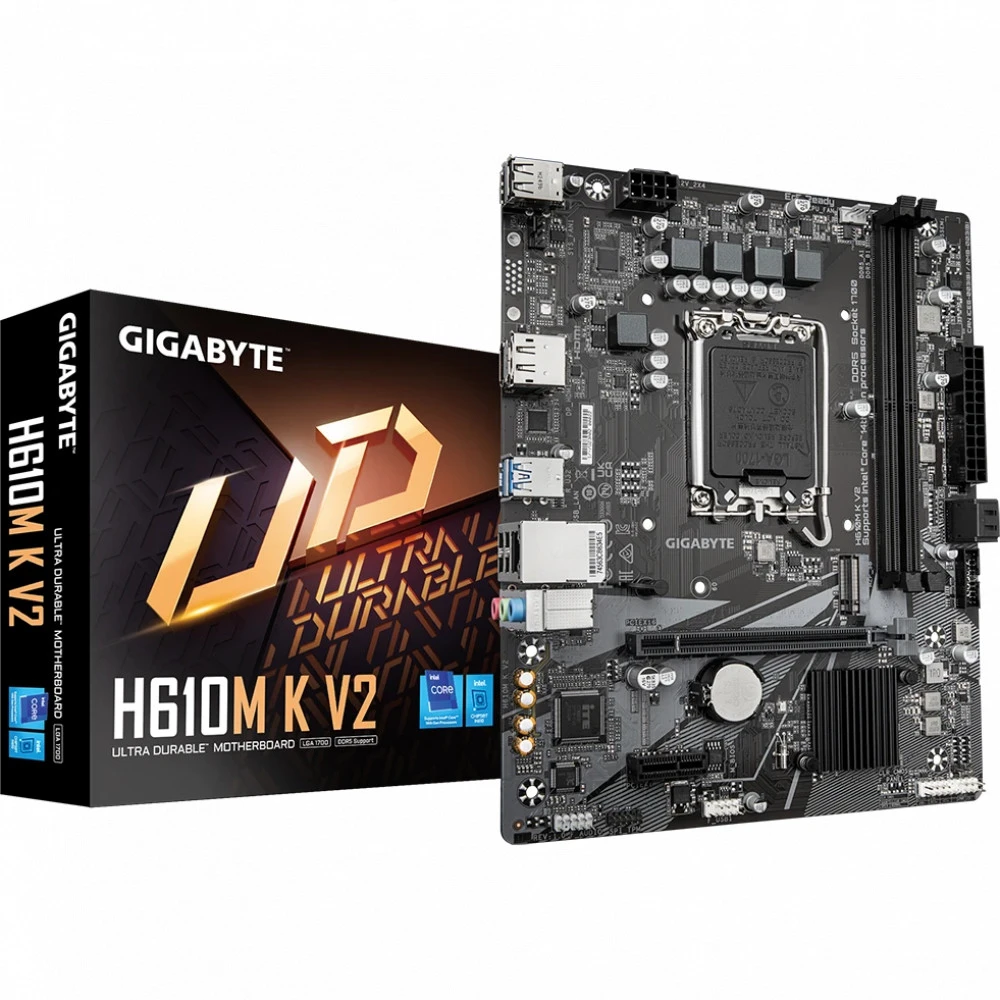 Материнская плата Gigabyte H610M K V2 Mini-ATX, LGA 1700