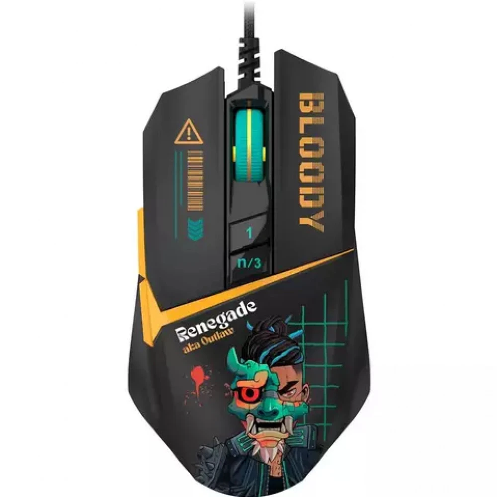 Мышь Bloody W63Max Renegade Black Midnight