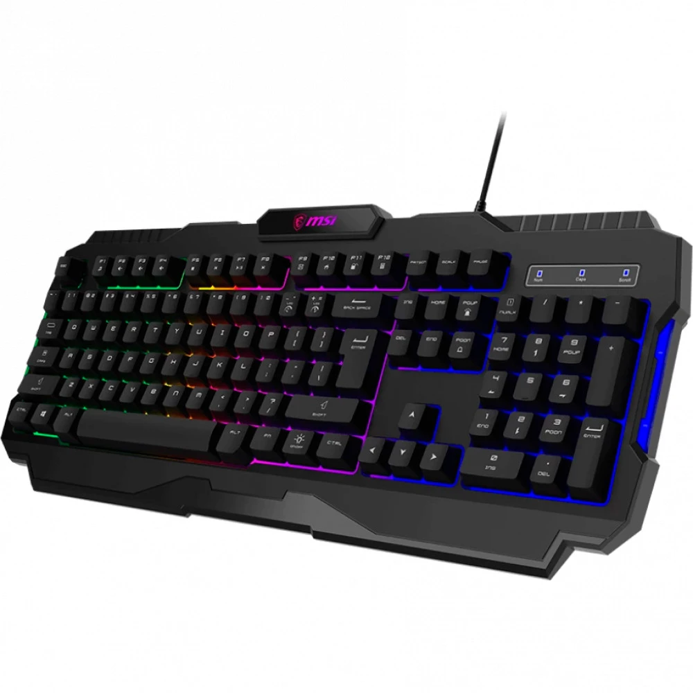 Клавиатура MSI FORGE GK100 RU Проводная, USB